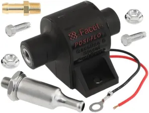 Facet FEP304SV Posi-Flo 12 volt Fuel Pump Kit, 1/8 NPT Ports, 1 to 2 psi Maximum Pressure