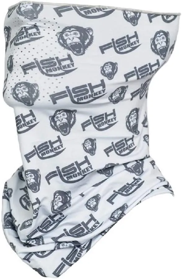 Fish Monkey UPF 50  Flared Face Guard and Four Way Stretch with Glasses Fog Resistant Technology for Men and Women
