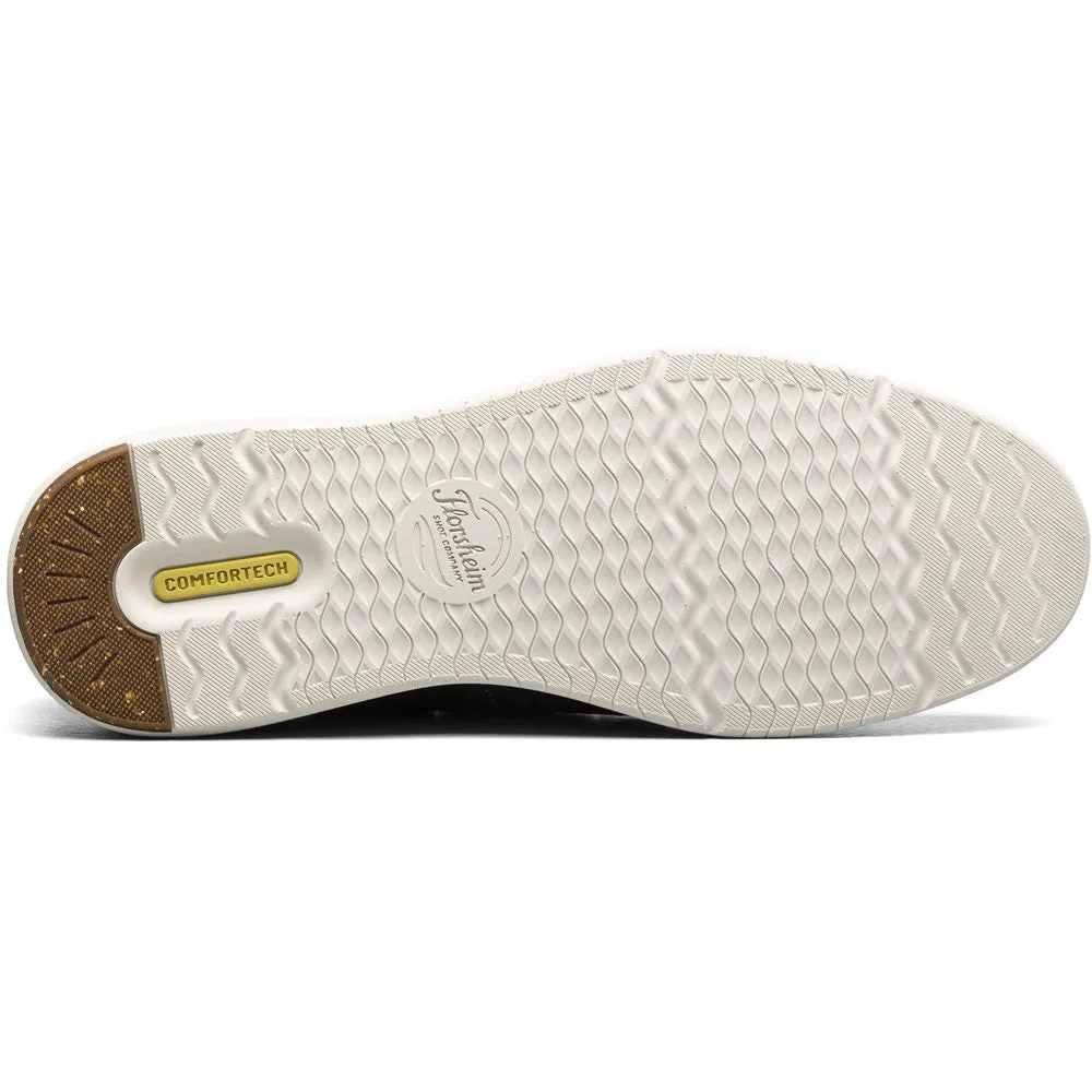Florsheim Tropics Navy Elastic Lace Moc Toe Men’s Boat Shoes