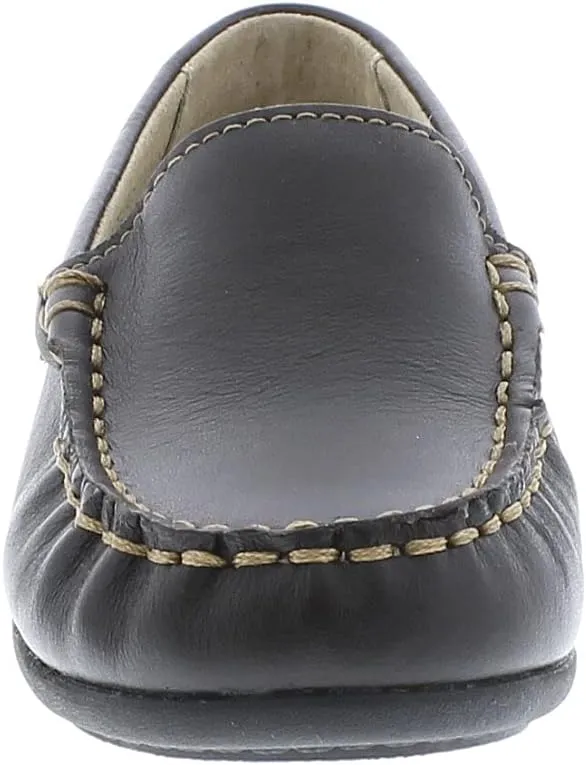FOOTMATES Brooklyn Slip-On Penny Loafer Boys Shoes, Girls Shoes, with Wide Toe Box and Custom-Fit Insoles, Non-Marking Outsoles - for Toddlers, Little Kids, and Big Kids, Ages 1-12