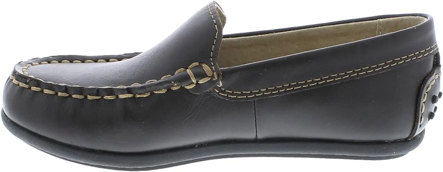 FOOTMATES Brooklyn Slip-On Penny Loafer Boys Shoes, Girls Shoes, with Wide Toe Box and Custom-Fit Insoles, Non-Marking Outsoles - for Toddlers, Little Kids, and Big Kids, Ages 1-12
