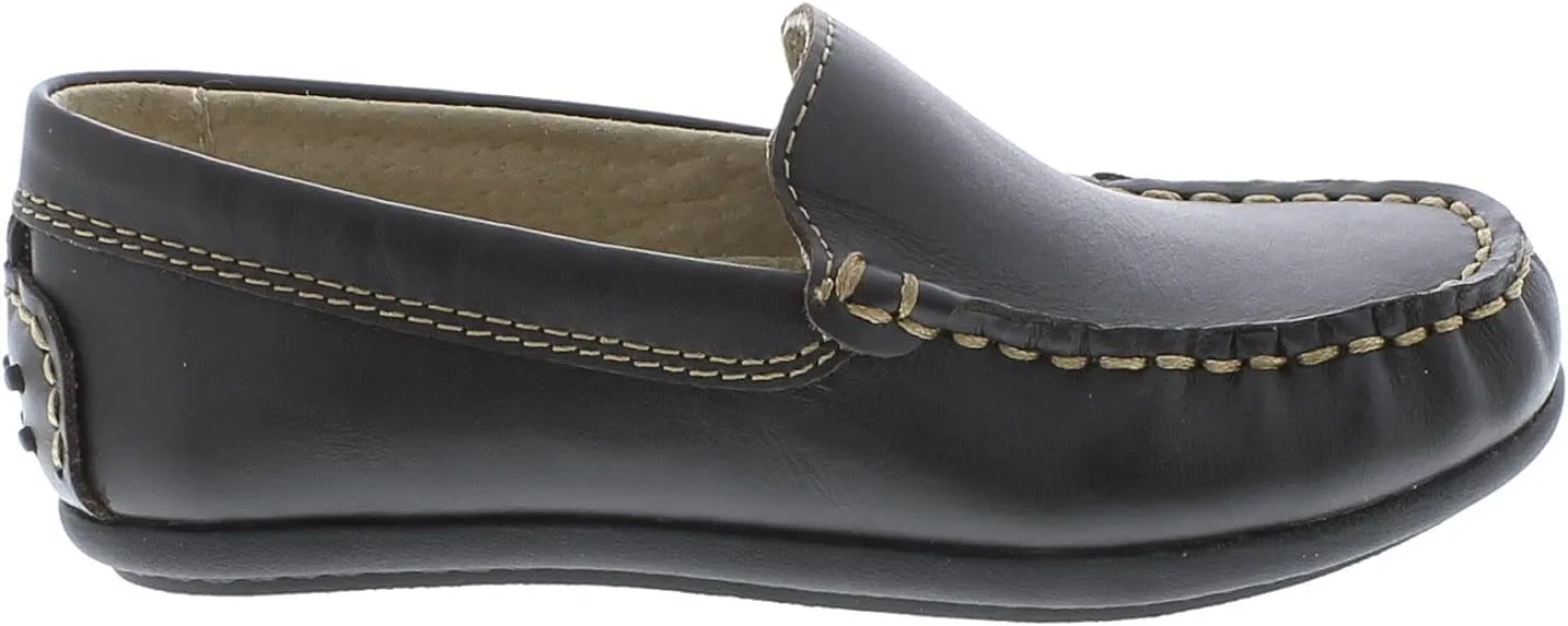 FOOTMATES Brooklyn Slip-On Penny Loafer Boys Shoes, Girls Shoes, with Wide Toe Box and Custom-Fit Insoles, Non-Marking Outsoles - for Toddlers, Little Kids, and Big Kids, Ages 1-12