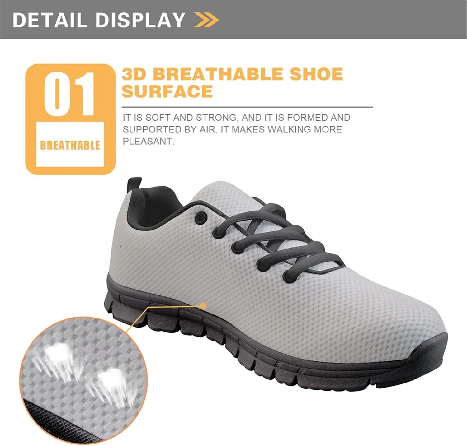 Forchrinse Shining Scales Print Women's Running Shoes Lightweight Comfortable Athletic Tennis Walking Sneaker