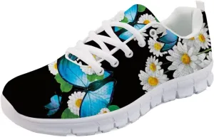 Forchrinse Shining Scales Print Women's Running Shoes Lightweight Comfortable Athletic Tennis Walking Sneaker