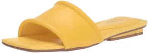 Franco Sarto Womens Caven Slide Sandal Yellow 5.5 M