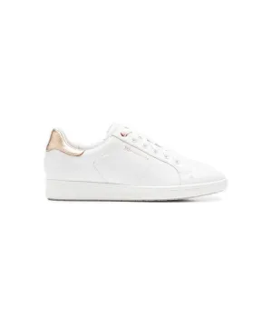 FRANKIE4 Jackie III White/Rose Gold Lizard Sneakers