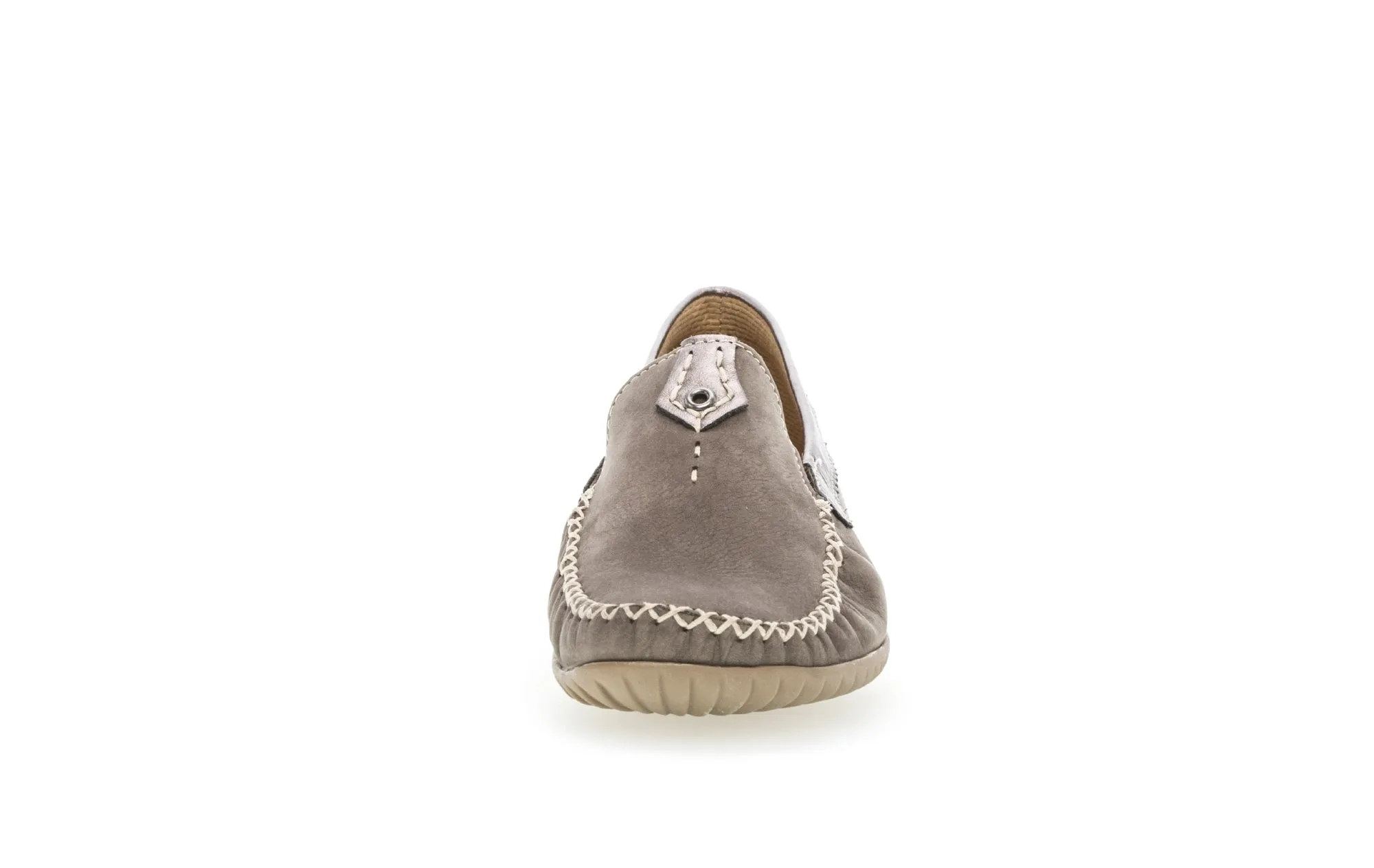 GABOR - 26.090.31 FLAT LOAFER - DARK TAUPE