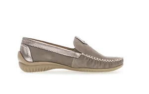 GABOR - 26.090.31 FLAT LOAFER - DARK TAUPE