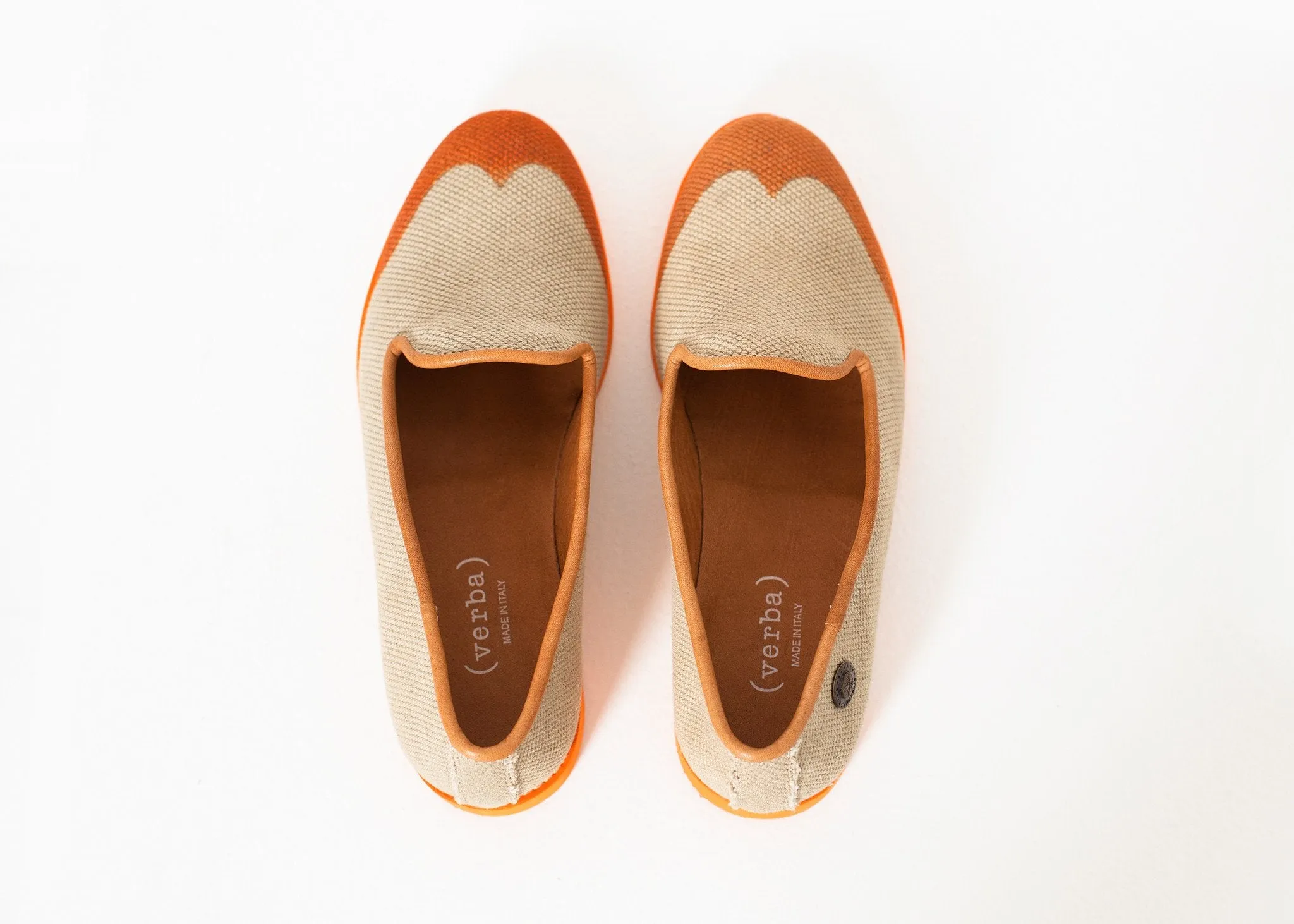 Global selection Wingtip Cloud-based Loafer in Orange