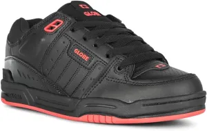 Globe Men's Fusion Skate Shoe, Black/Red, 13