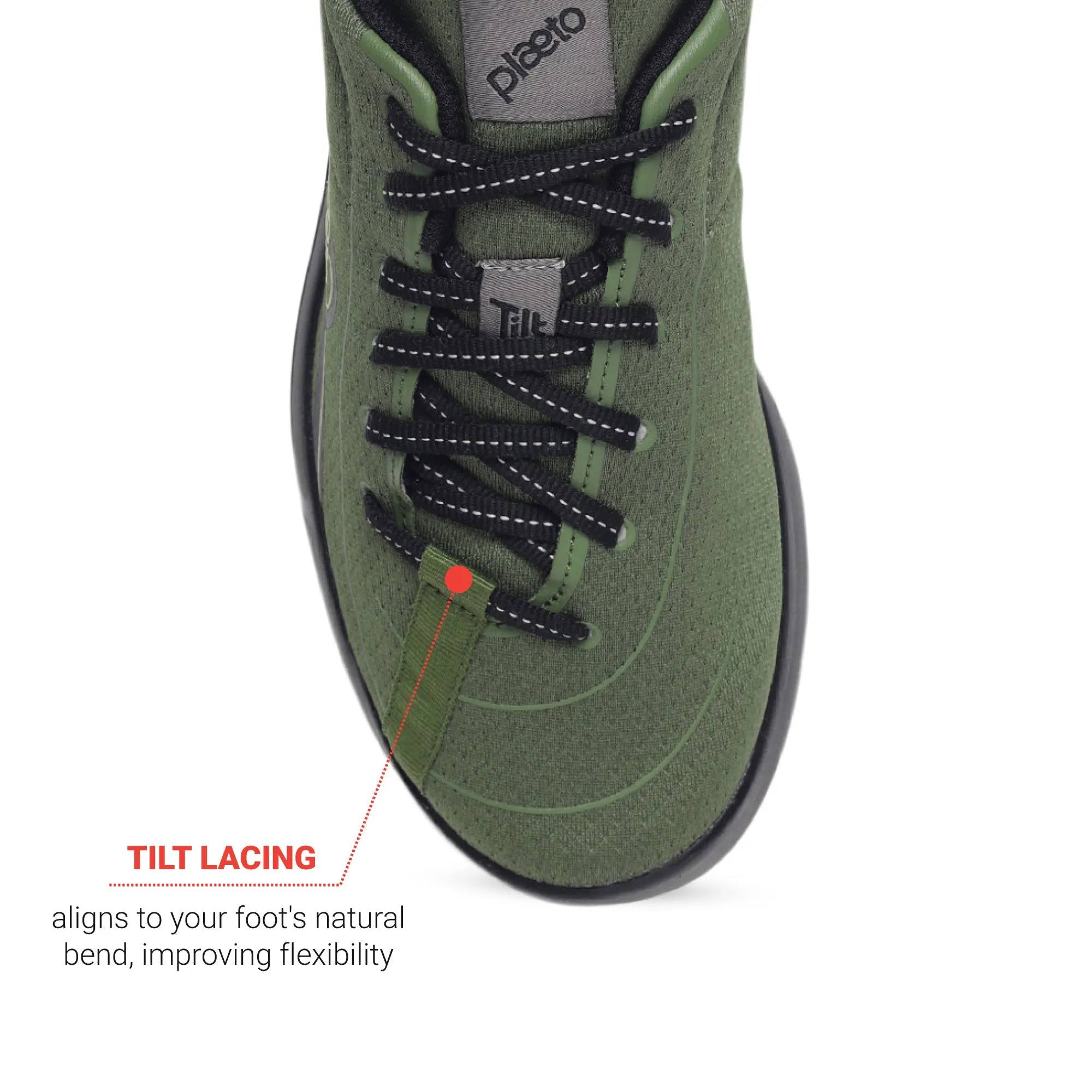 Go Men's Sports Shoes - Olive / Black