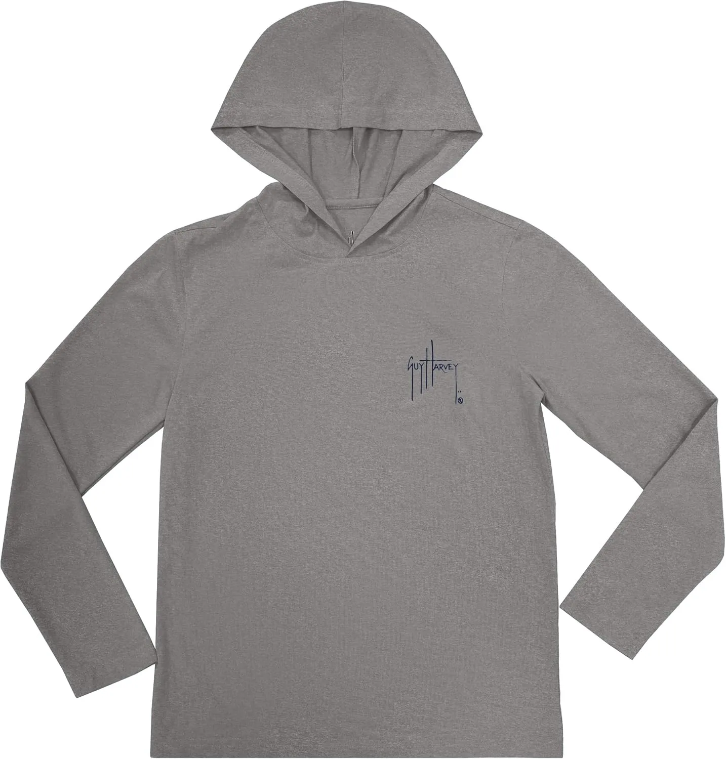 Guy Harvey Boy's Cationic Performance Hooded Tee