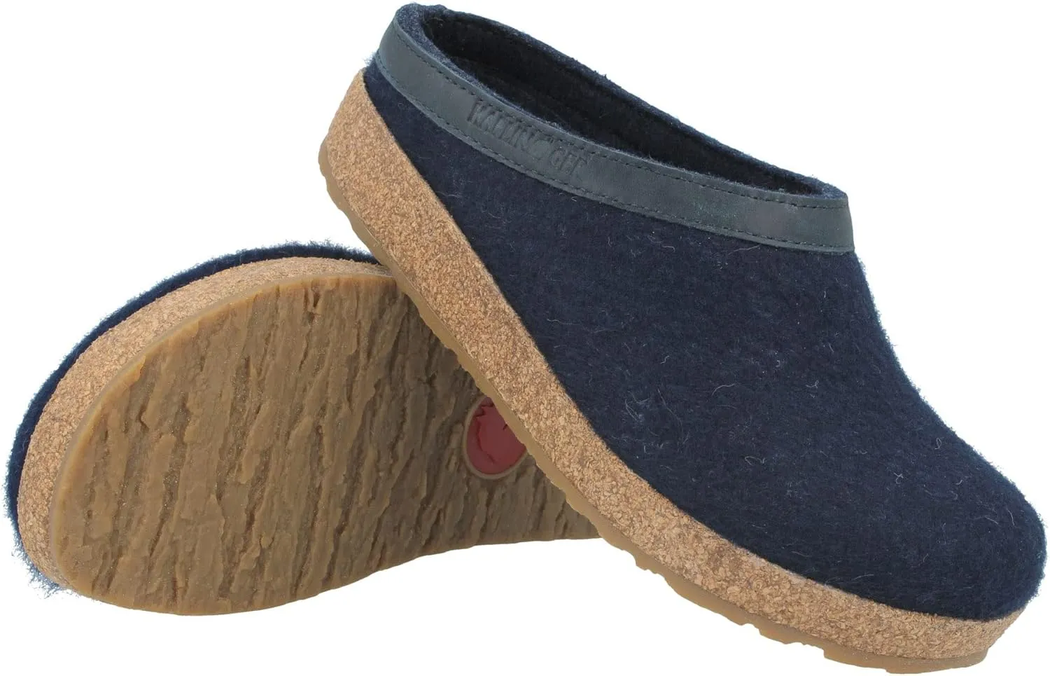 HAFLINGER Women's GZL Boat Shoe Trimmed Wool Clogs