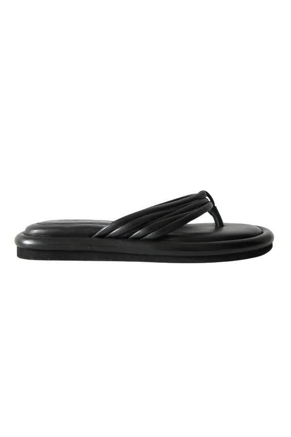 harper black thong sandal