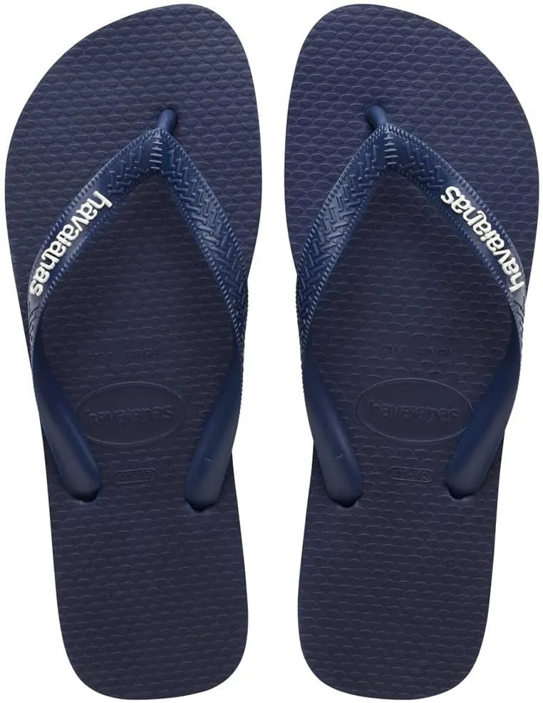 Havaianas Men's Top Rubber Logo Filete Flip Flops