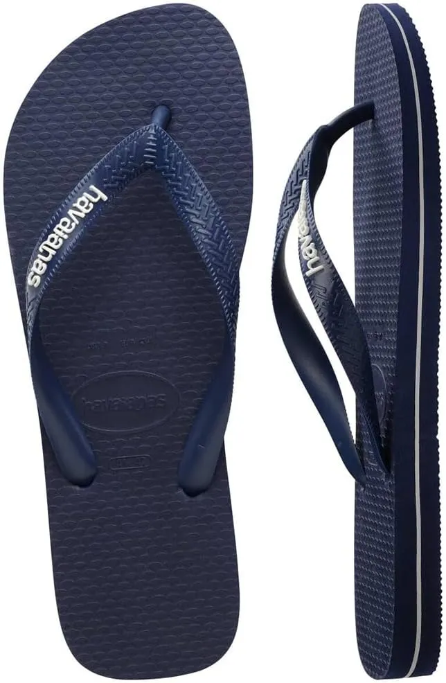 Havaianas Men's Top Rubber Logo Filete Flip Flops