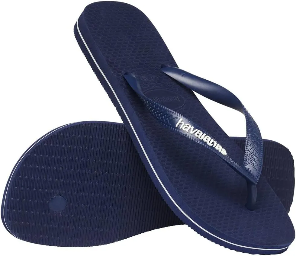 Havaianas Men's Top Rubber Logo Filete Flip Flops