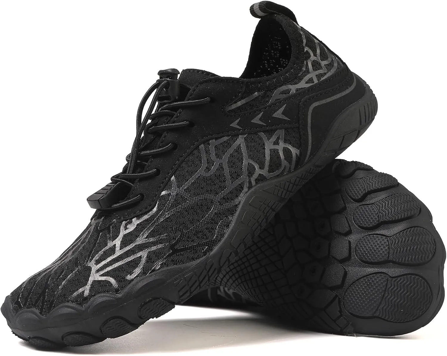 Hike Barefoot Shoes Women Men, Pro with Wide Toe Box Healthy Non Slip Unisex, Outdoor Hiking Footwear, Breathable Water Beach Pool Aqua Swim Surf Walking Shoes, Diabetic Sneakers for Yoga Walk