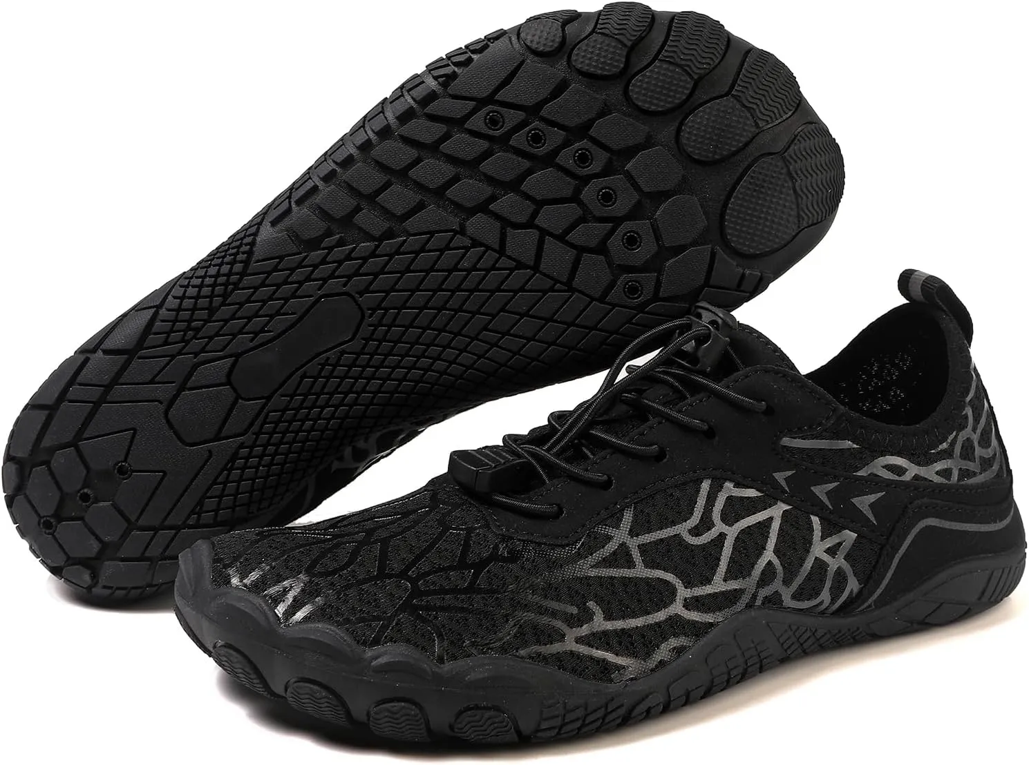 Hike Barefoot Shoes Women Men, Pro with Wide Toe Box Healthy Non Slip Unisex, Outdoor Hiking Footwear, Breathable Water Beach Pool Aqua Swim Surf Walking Shoes, Diabetic Sneakers for Yoga Walk