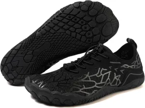 Hike Barefoot Shoes Women Men, Pro with Wide Toe Box Healthy Non Slip Unisex, Outdoor Hiking Footwear, Breathable Water Beach Pool Aqua Swim Surf Walking Shoes, Diabetic Sneakers for Yoga Walk