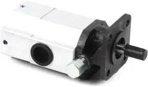 Hydraulic Wood Splitter Gear Pump, 2 Stage Hi Lo Gear Pump Logsplitter 16 GPM, 3600 RPM Log Splitter Pumps 1/2" Clockwise Rotation for Electric Log Splitters, Hydraulic Power Units