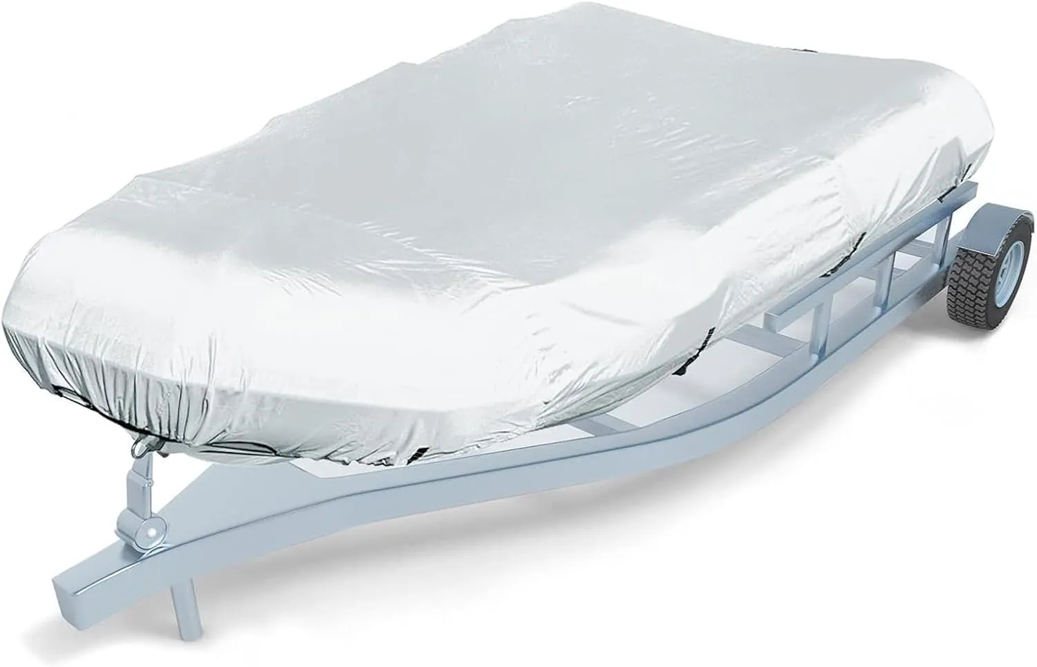 Inflatable Boat Cover 7 Sizes Boat Tarp Waterproof Anti-UV Dinghy Cover for Inflatable Boat and Dinghy,330 * 165 * 46cm
