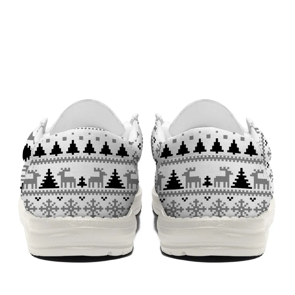 Jack Skellington Christmas Ugly Canvas Loafer Shoes