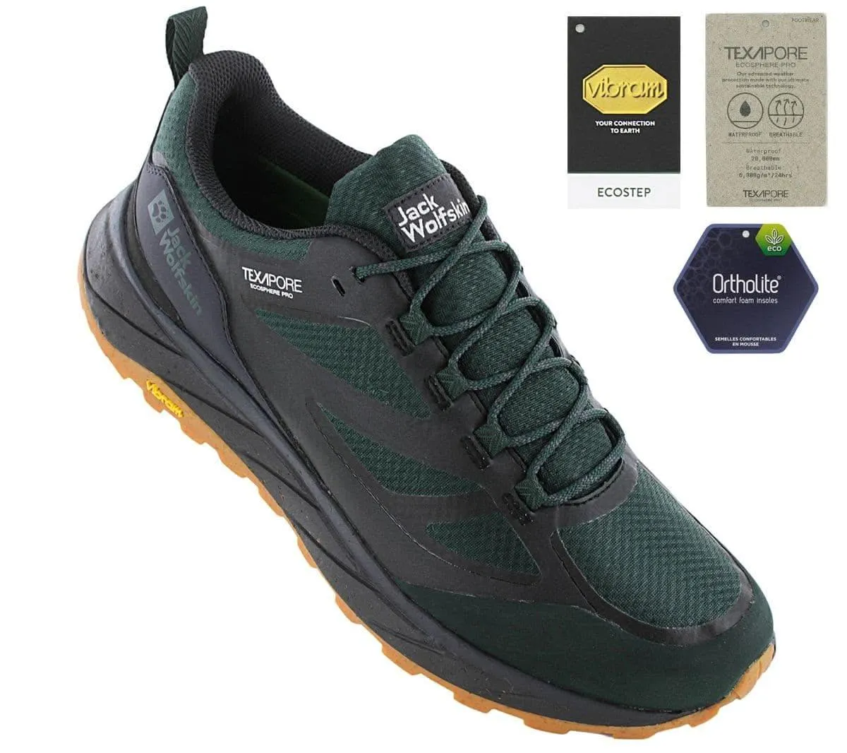 Jack Wolfskin Terraventure Texapore Low M - Herren Wasserdichte Wanderschuhe 4051621-4161
