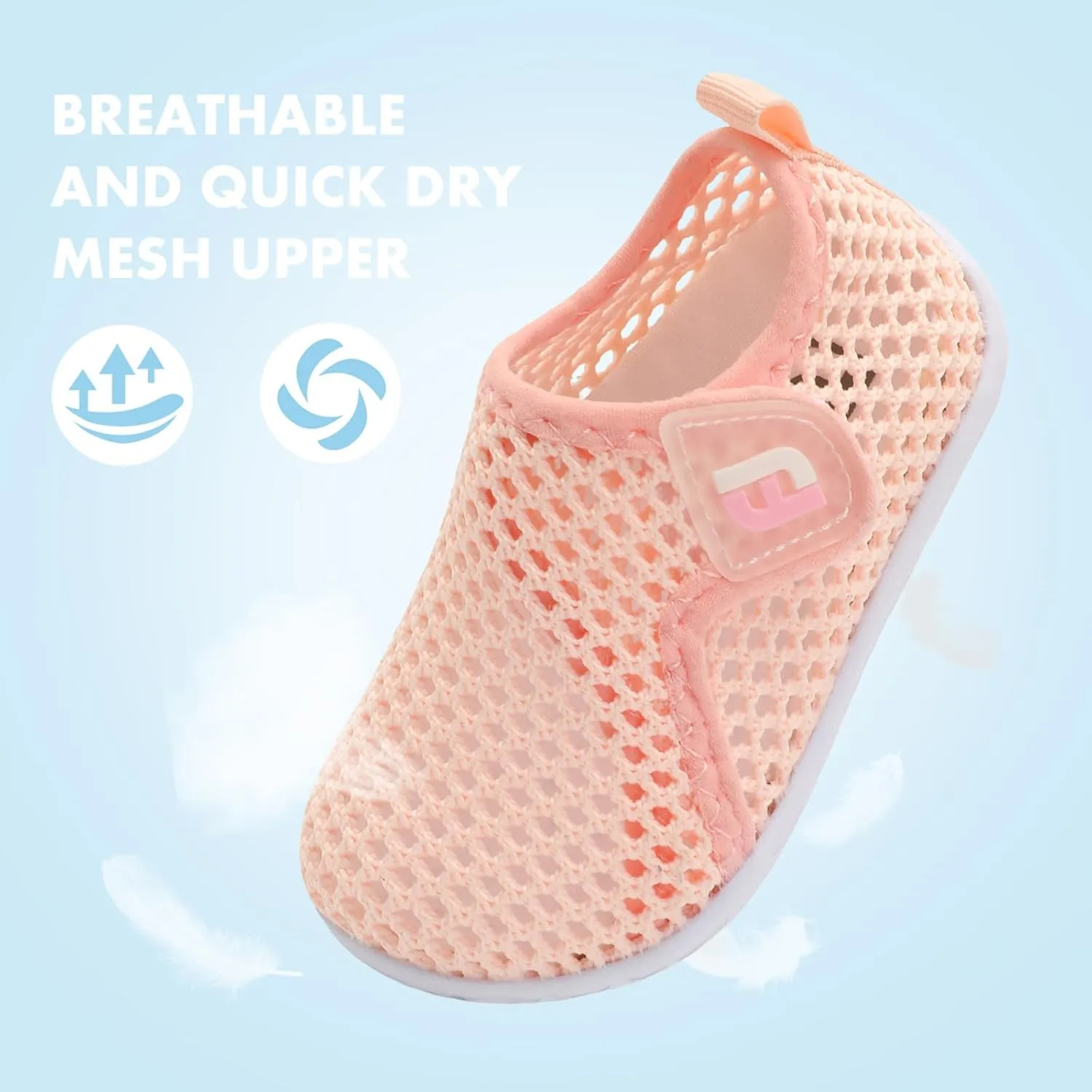 JOINFREE Baby Toddler Water Shoes Boys Girls Sandals Barefoot Kids Breathable Sneakers Shoes for Walking Running