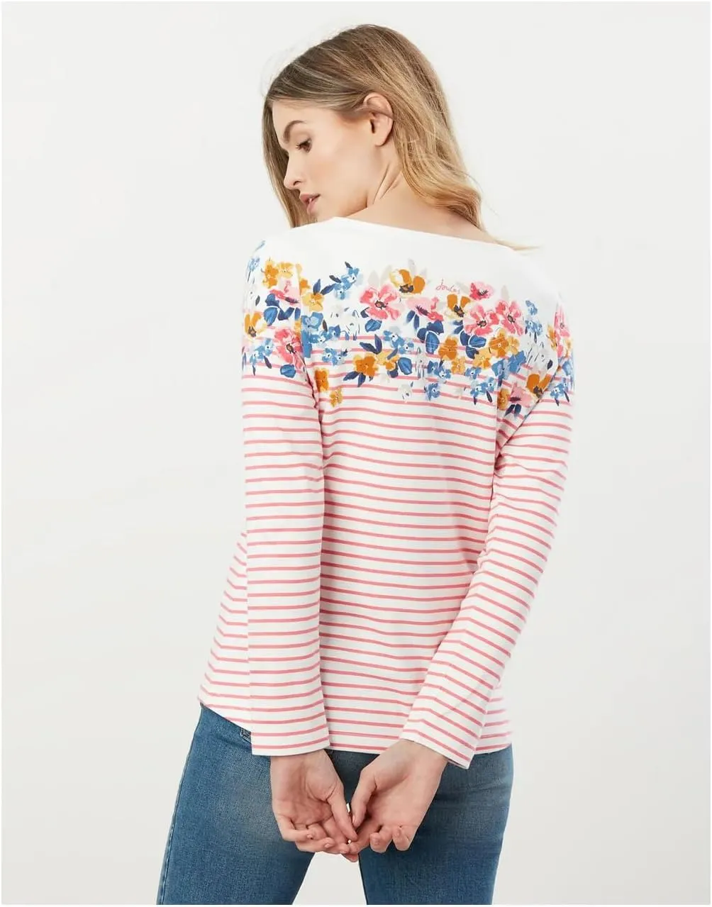 Joules Women's Harbour Print Long Sleeve Jersey Top