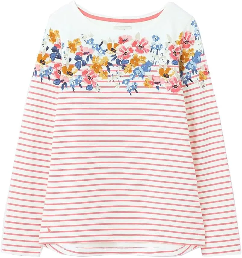Joules Women's Harbour Print Long Sleeve Jersey Top