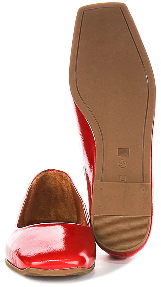 Justinreess England Giselle In Red Patent For Women