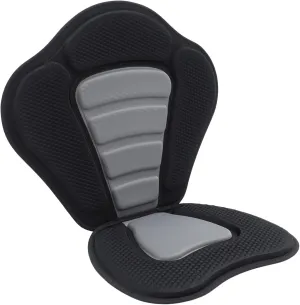 Kayak Seats Black Back Support Adjustable Cushion Sit on Top with Storage Bag Padded Boat Seat for Canoe Fishing Boat,Universal Size