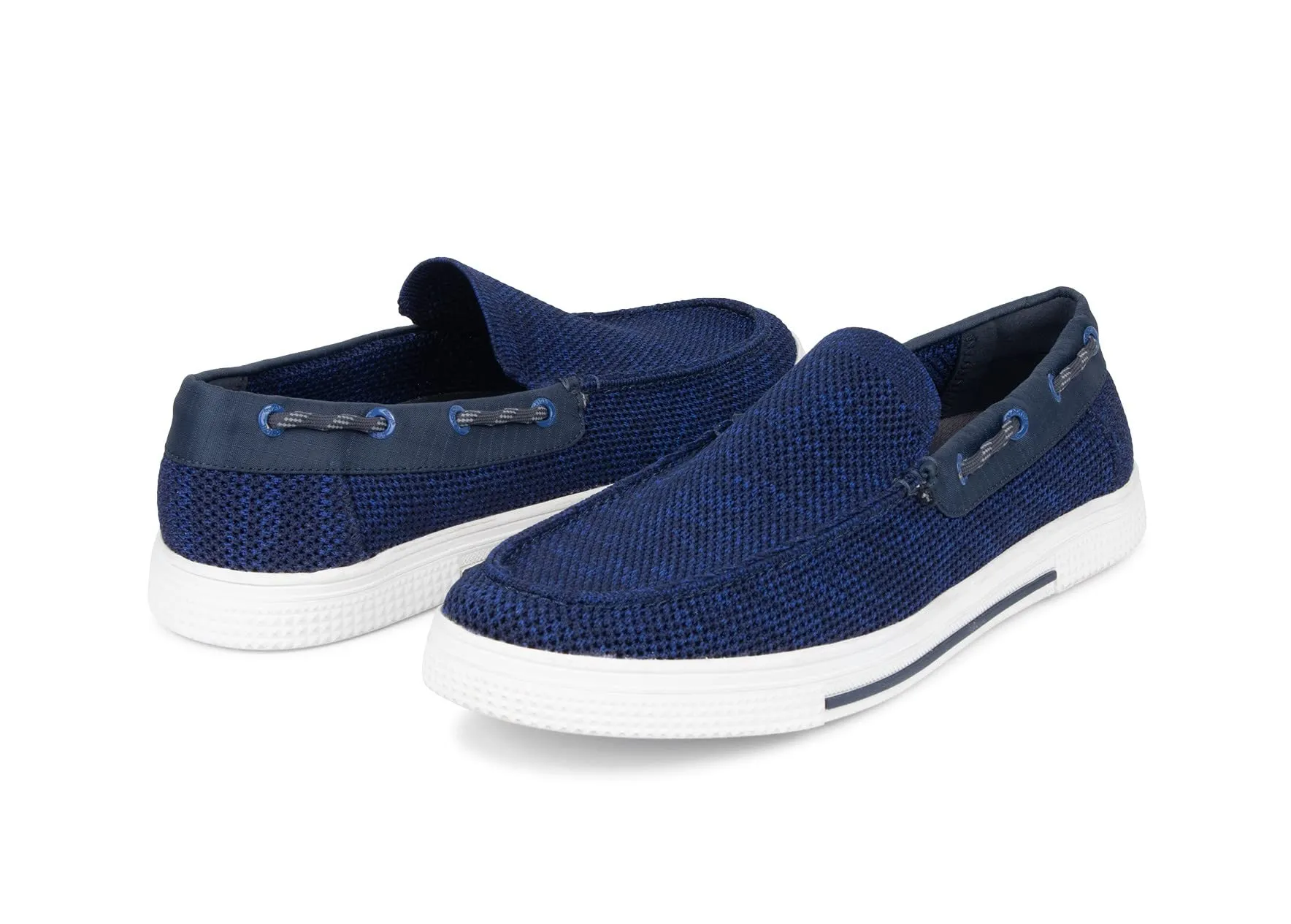 Kenneth Cole REACTION Men's Trace Slip On B Loafer, Navy, 10