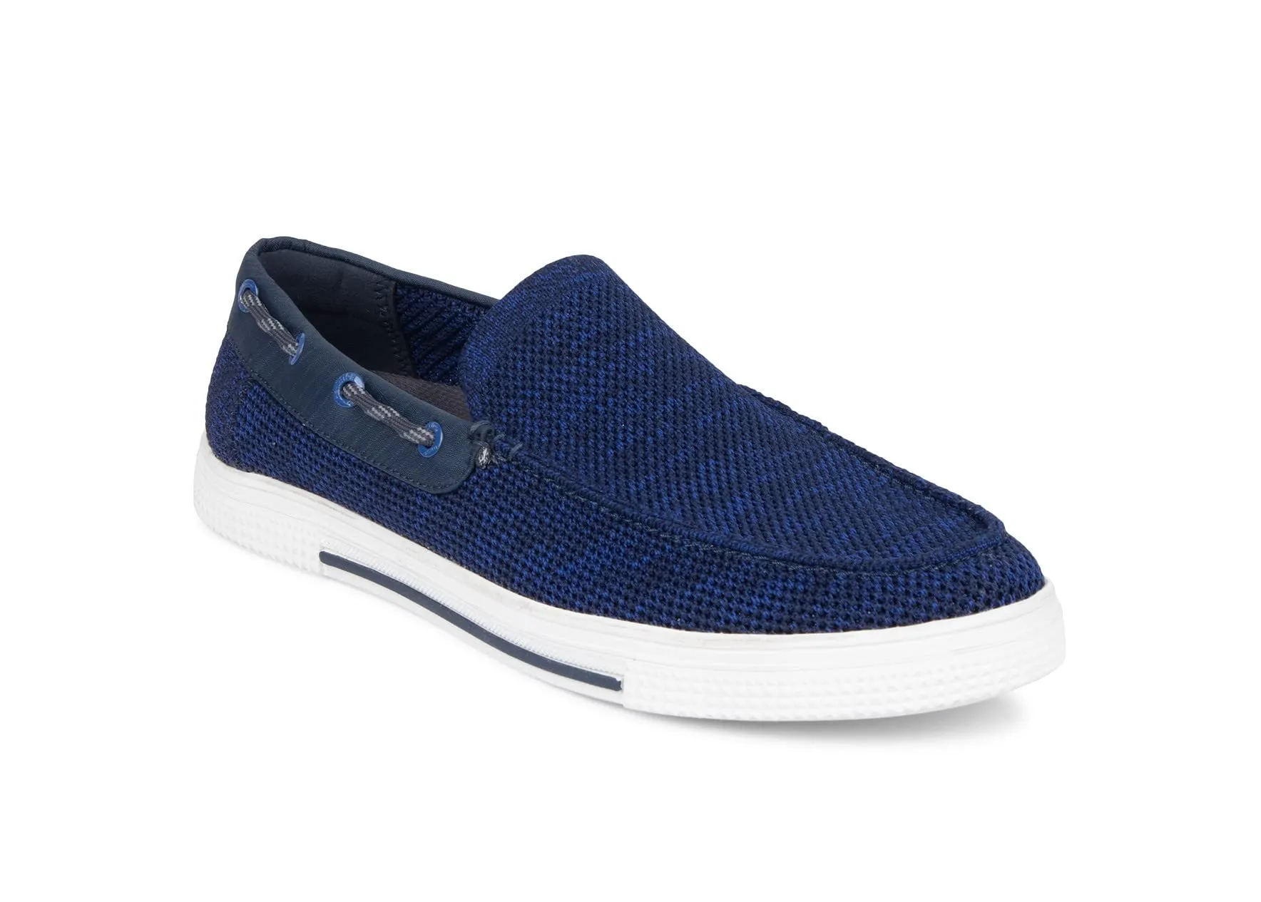 Kenneth Cole REACTION Men's Trace Slip On B Loafer, Navy, 10