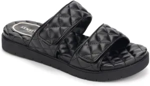 Kenneth Cole Women's Reeves Quilted 2 Band Slide Sandal