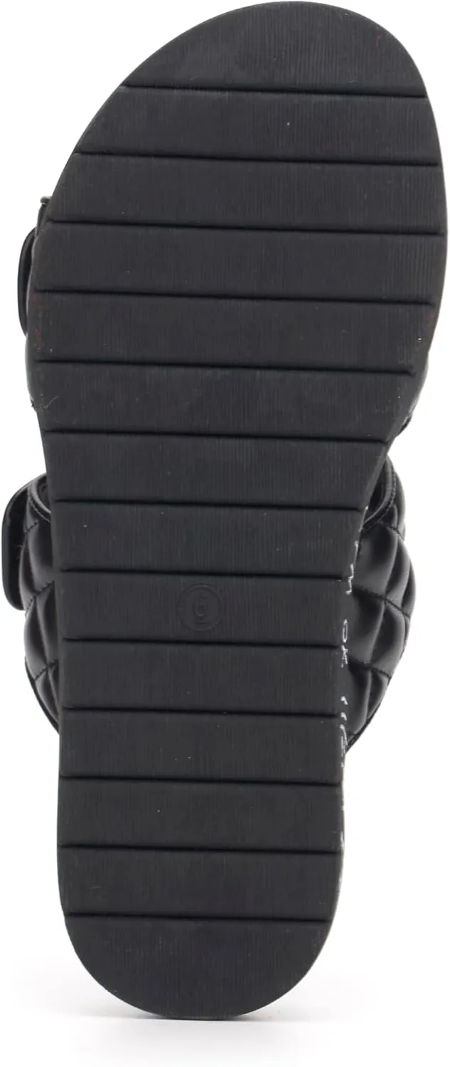 Kenneth Cole Women's Reeves Quilted 2 Band Slide Sandal