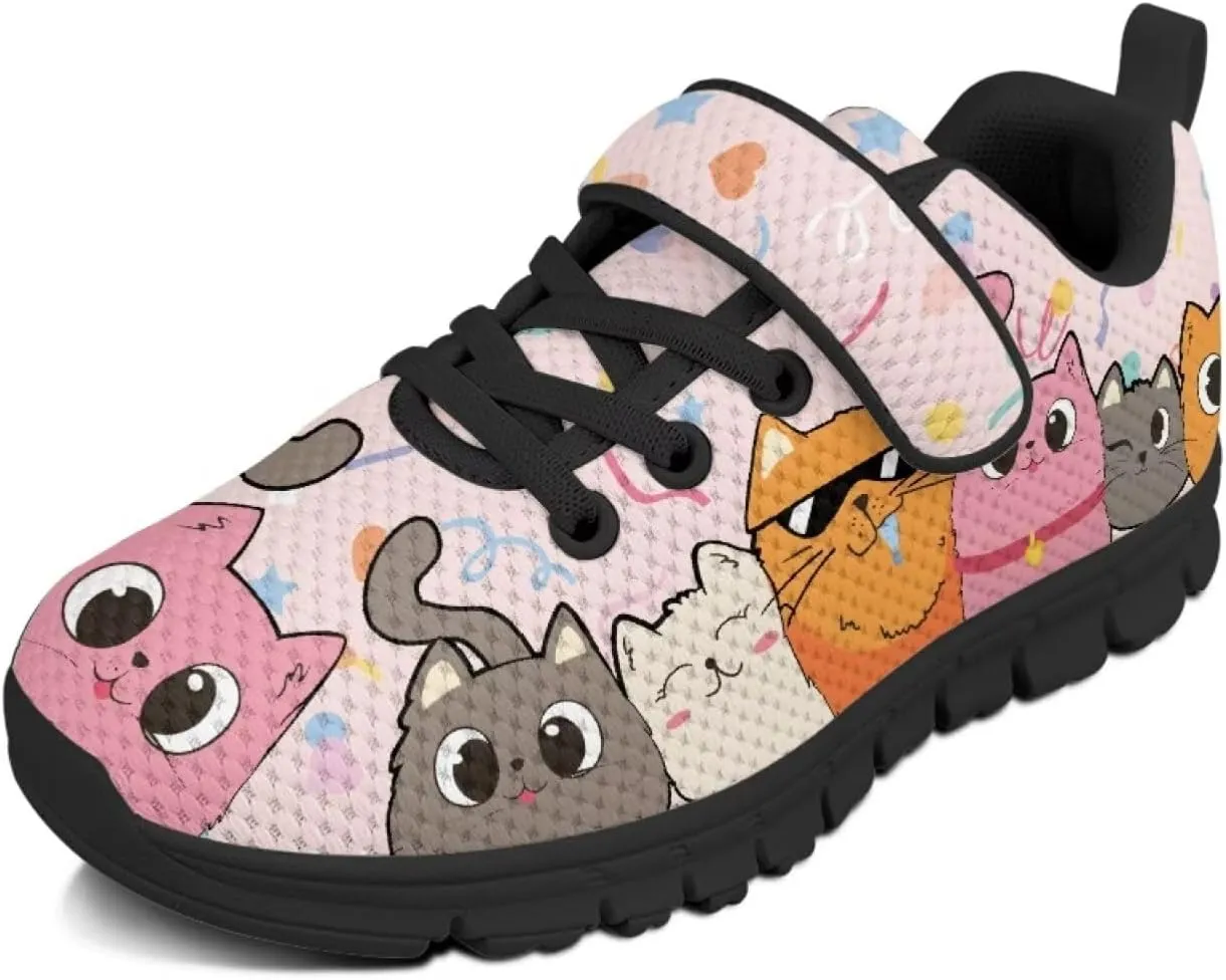 Kids Boys Girls Fashion Sneaker One Buckle Mesh Sports Shoes Athletic Running Shoe Anti Slip