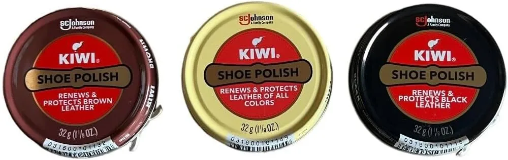 Kiwi Brown/Black/Neutral 1-1/8oz 3 Pack (1 ea Color)