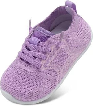L-RUN Toddler Boys Girls Tennis Shoes Breathable Comfortable Barefoot Wide Summer School Walking Sneakers Baby First Walking Shoes