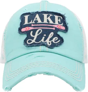 Lake Life Women's Vintage Mesh Baseball Hat