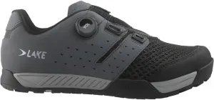 Lake Mx201 Enduro Cycling Shoe - Men's Grey/Black, 42.0