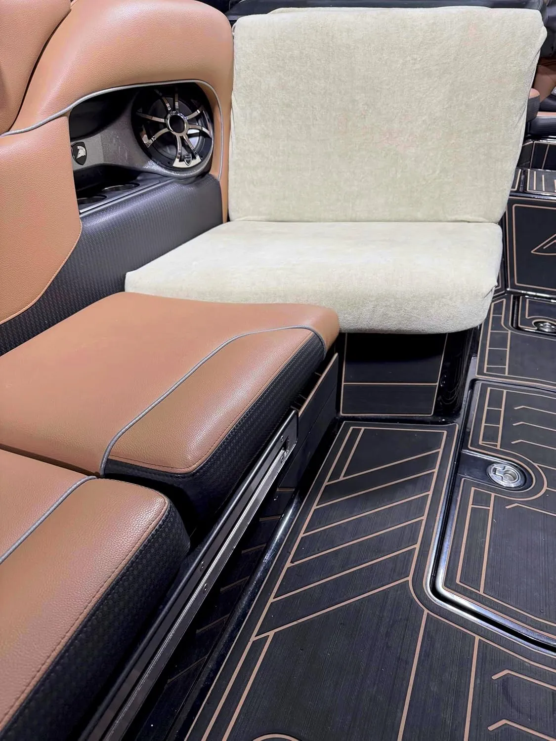 Let's Tie Up Boat Seat Cushion Covers | Breathable Fabric | Allows Heat Dissipation Keeping Seats Cool Cushion Coozie | 2 Count | Protection and Comfort in One | XS