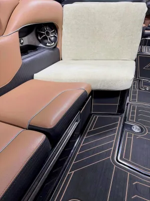 Let's Tie Up Boat Seat Cushion Covers | Breathable Fabric | Allows Heat Dissipation Keeping Seats Cool Cushion Coozie | 2 Count | Protection and Comfort in One | XS