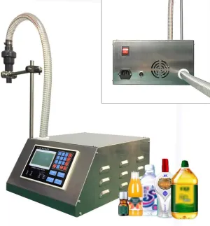 LH-852 Microcomputer Liquid Filling Machine Electric Ordinary/Viscous Liquid Filling Machine Self-priming Pump 3-99999ml 110V USA SHIP