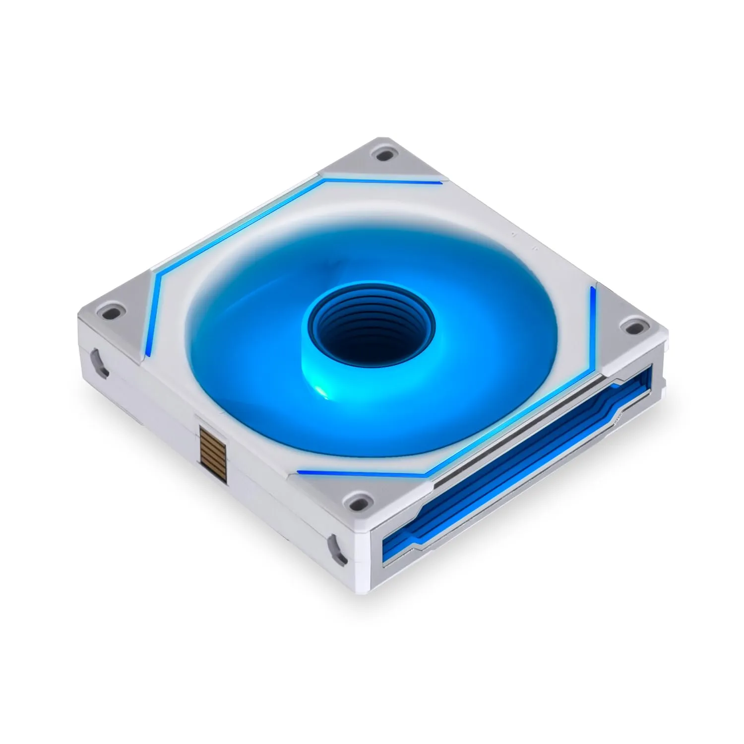 Lian Li Galahad II LCD 360 AIO CPU Liquid Cooler with SL Infinity Fans White - GA2ALCD36INW.US & UNI Fan SL-Infinity 120 RGB Triple Pack White with Controller - UF-SLIN120-3W