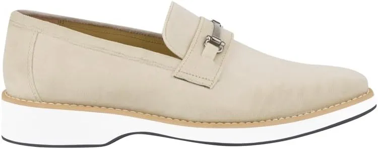 LIBERTYZENO Mens Canvas Textile & Suede Leather Adults Noble Penny Loafers Slip On Prom & Wedding Party Shoes for Prom Graduation