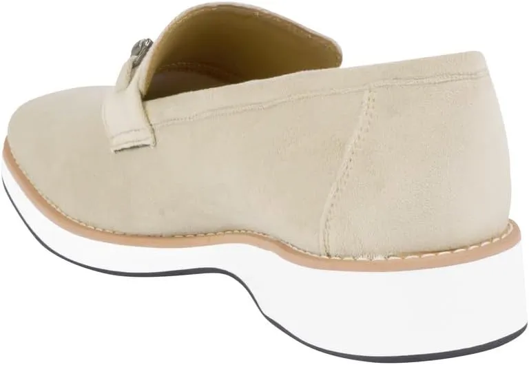 LIBERTYZENO Mens Canvas Textile & Suede Leather Adults Noble Penny Loafers Slip On Prom & Wedding Party Shoes for Prom Graduation