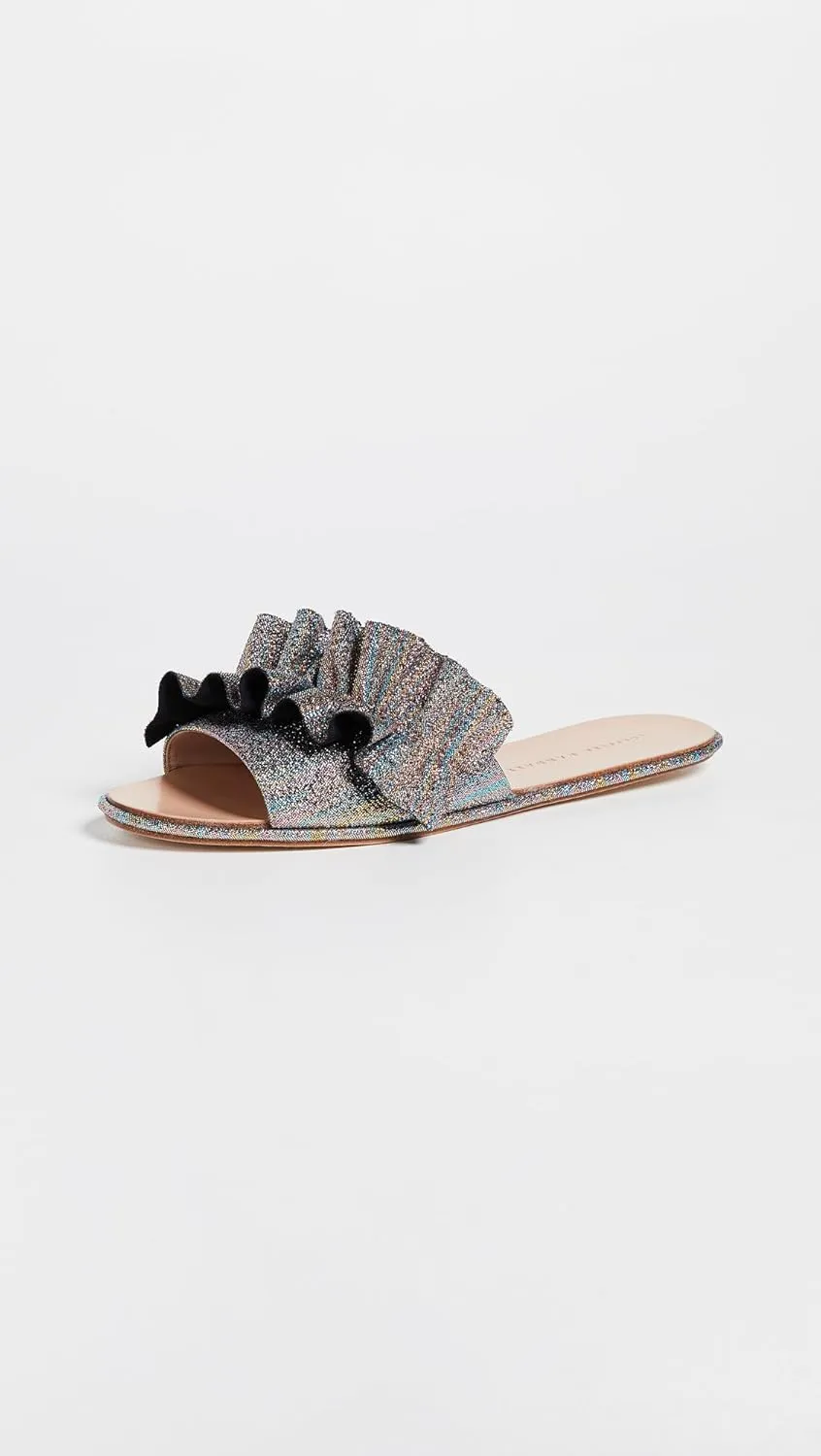Loeffler Randall Women's Rey-lme Slide Sandal