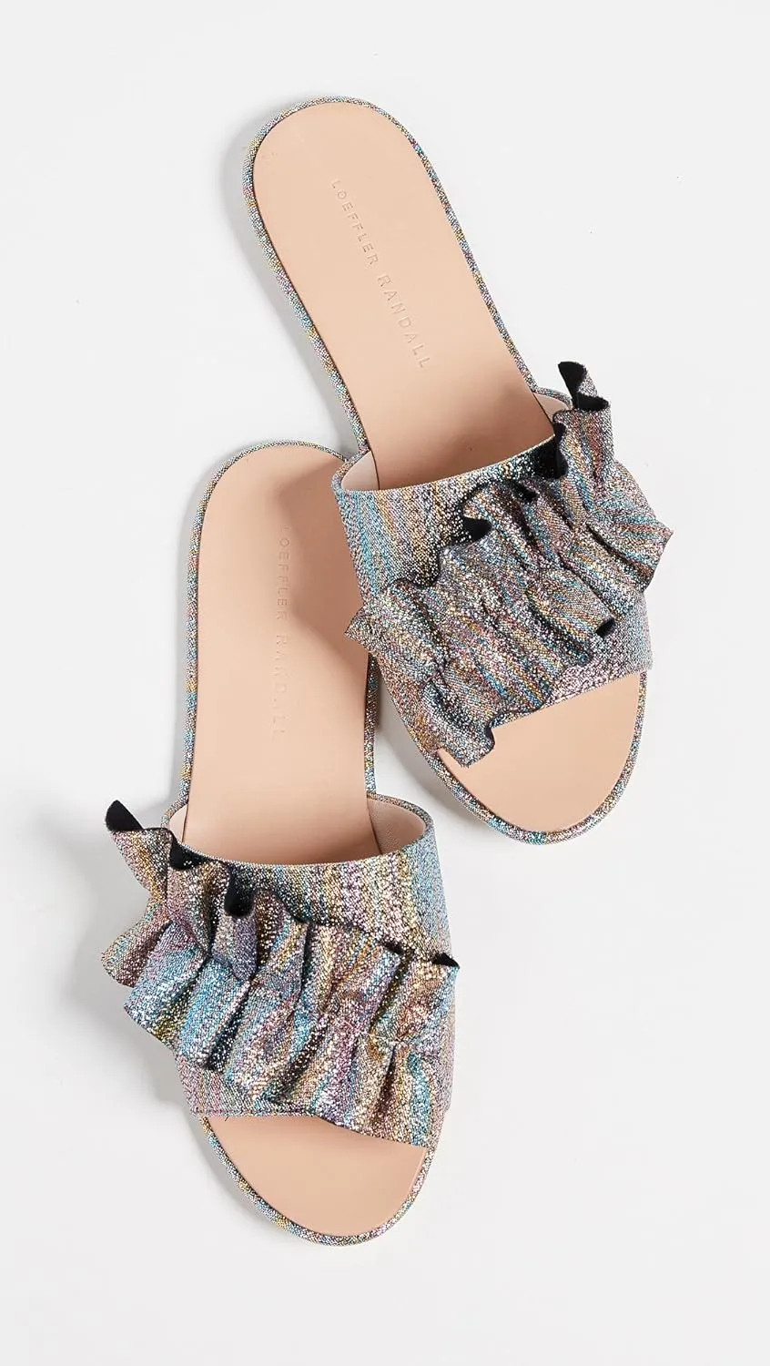 Loeffler Randall Women's Rey-lme Slide Sandal